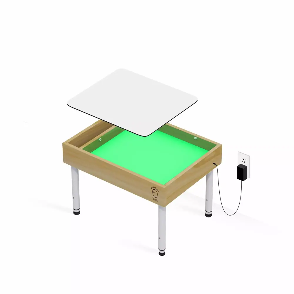 Light and Sensory Sand Play Table Children Montessori Reggio Emilia Compatible Perfect Homeschooling Wonder One