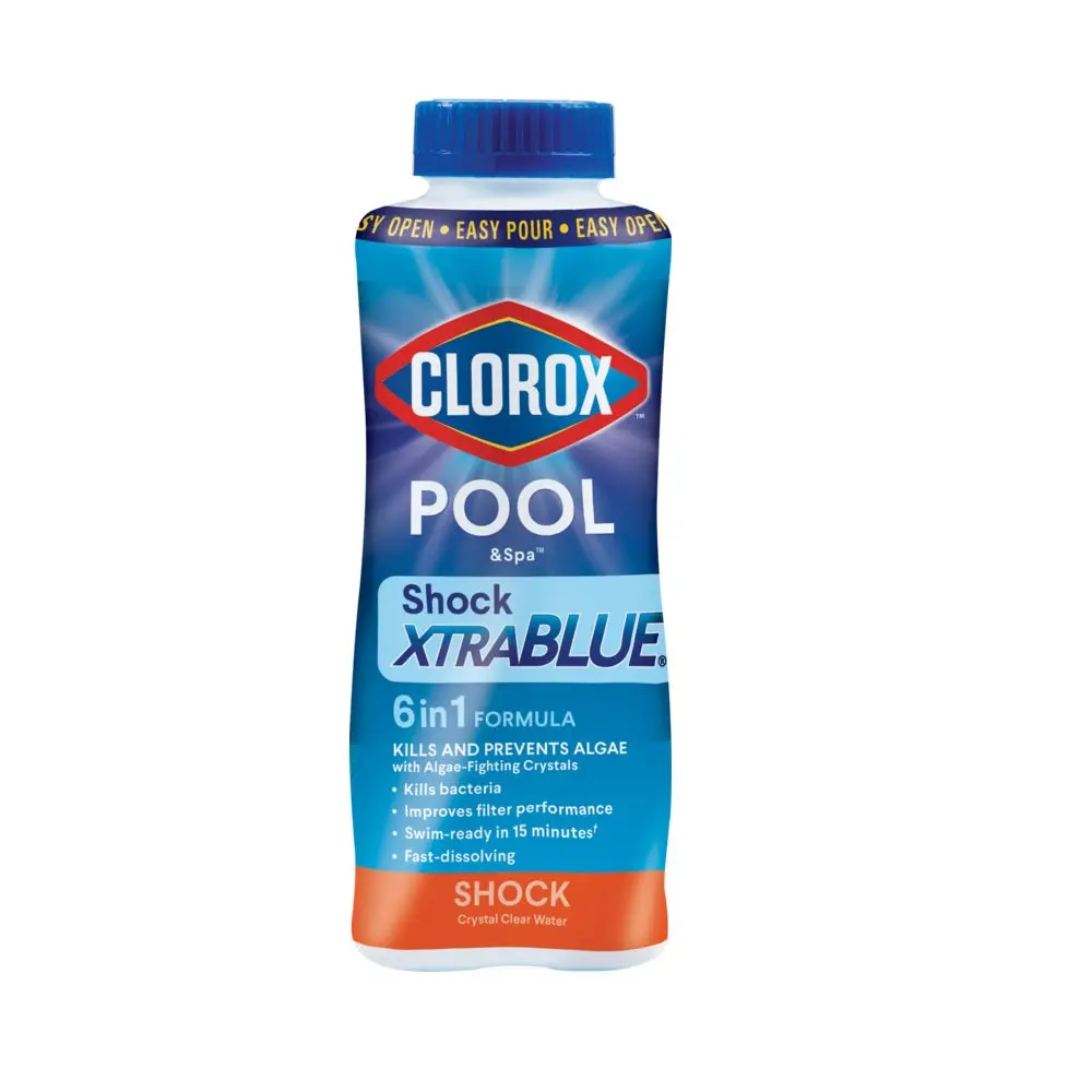 Clorox 36020CLX Pool & Spa Shock Xtra Blue 1 Lb Water Maintenance