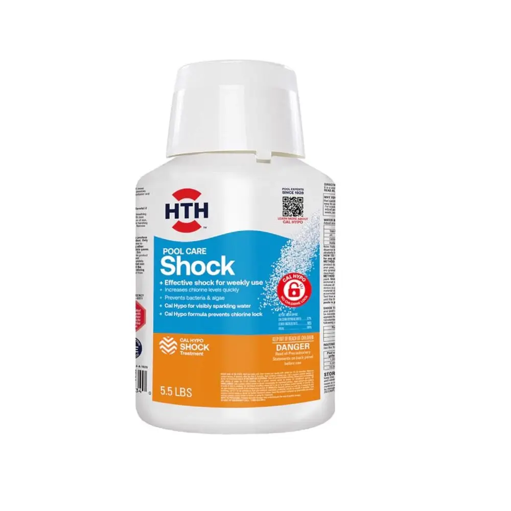 HTH 52034 Pool Care Shock Treatment 5.5 Lbs Swimming Pool Maintenance