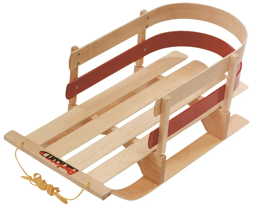 Paricon LBB29PB01 Deluxe Baby Sleigh 29x14.5x12 Winter Sled Toddlers