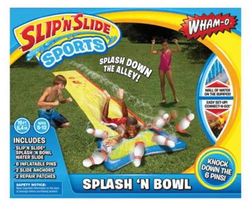 Slip N Slide 64703 Splash & Bowl Inflatable 18 Feet Summer Water Fun