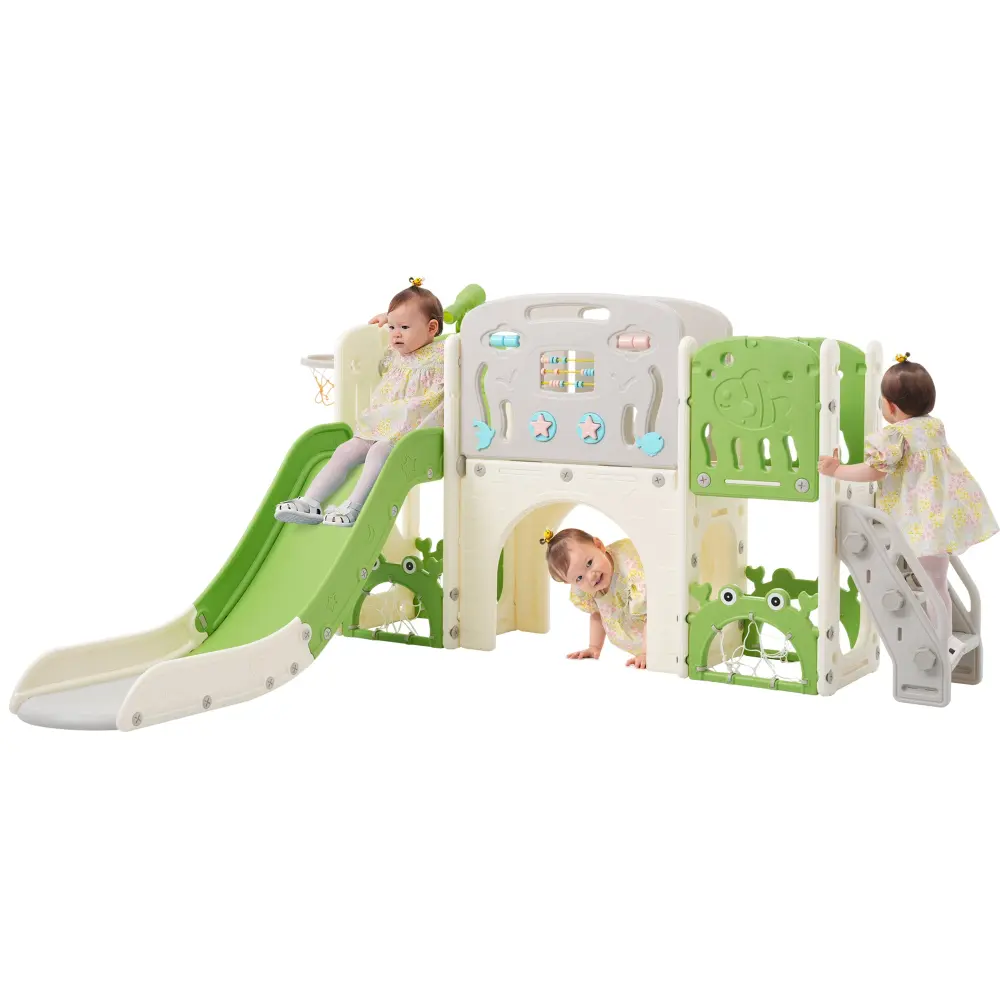 11 1 Toddler Slide Basketball Hoop Kids Age 1-3 rnb