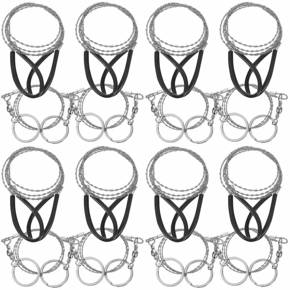 16 Pcs Wire Saw Chain Survival Tools Manual Chainsaw Outdoor Major Steel Yvbu