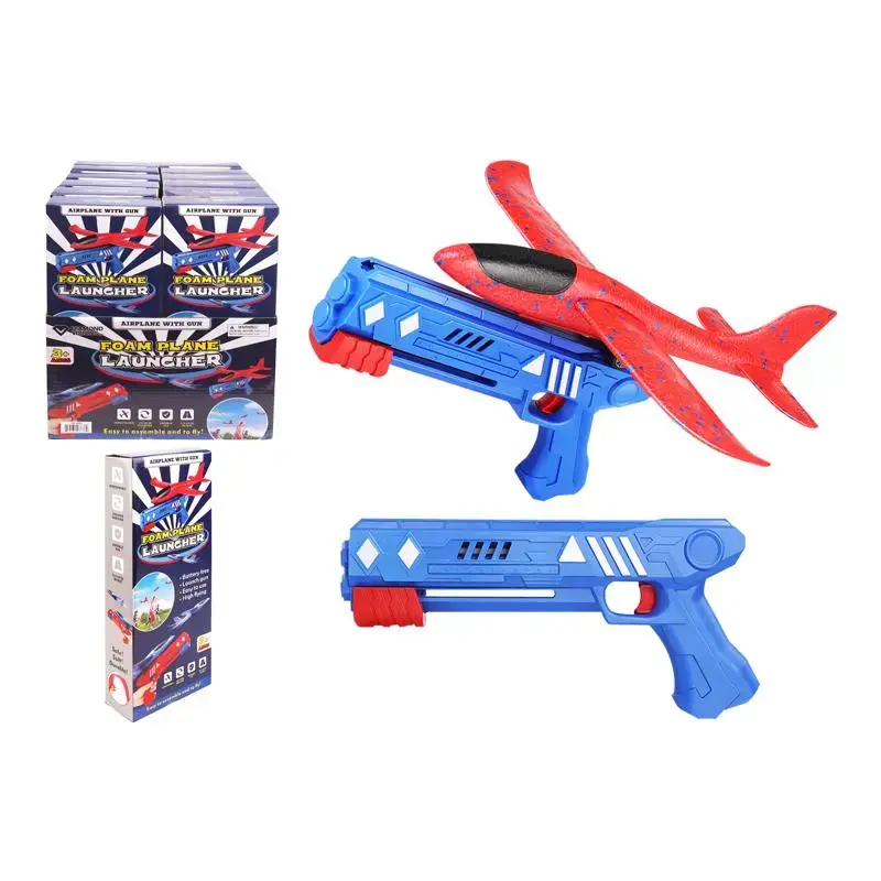 Diamond Visions Toy Launcher Glider Plane Shooter Foam 2 Pack 12 Fun Flying Toy