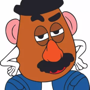 Customized Mr. Potato Head Toy Story Wall Decal Personalized Name Vinyl Sticker 20x20 Inch Design With Vinyl