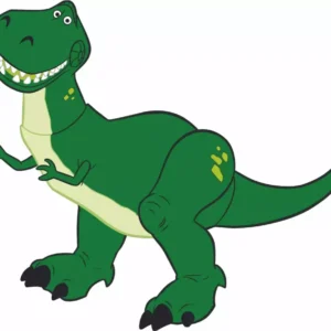 Toy Story Rex Cartoon Wall Decal 20x18 Inch Vinyl Sticker Kids Room Nursery Decor Design With Vinyl