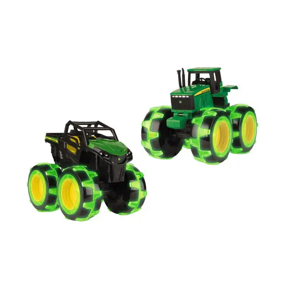 John Deere 46434B Monster Treads Lightning Wheels 8 Inch Tractor Toy