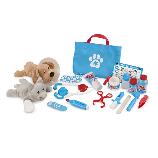 Melissa & Doug Examine & Treat Pet Vet Play Set Kids Age 3+ Melissa u0026 Doug